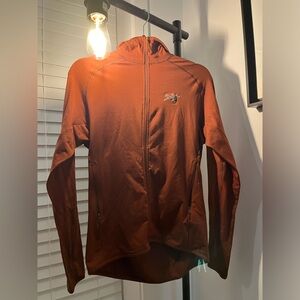 Arc’teryx orange zip jacket